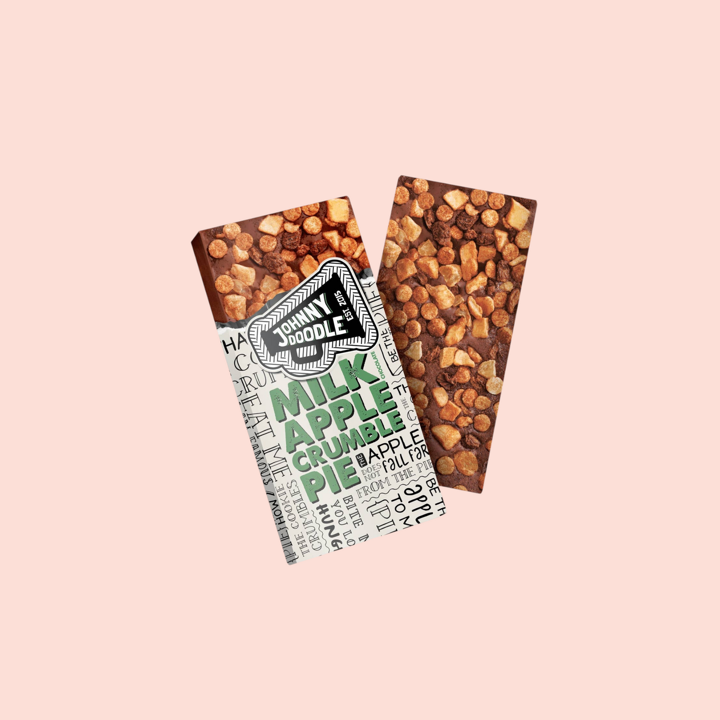 Chocoladereep- Milk Apple Crumble