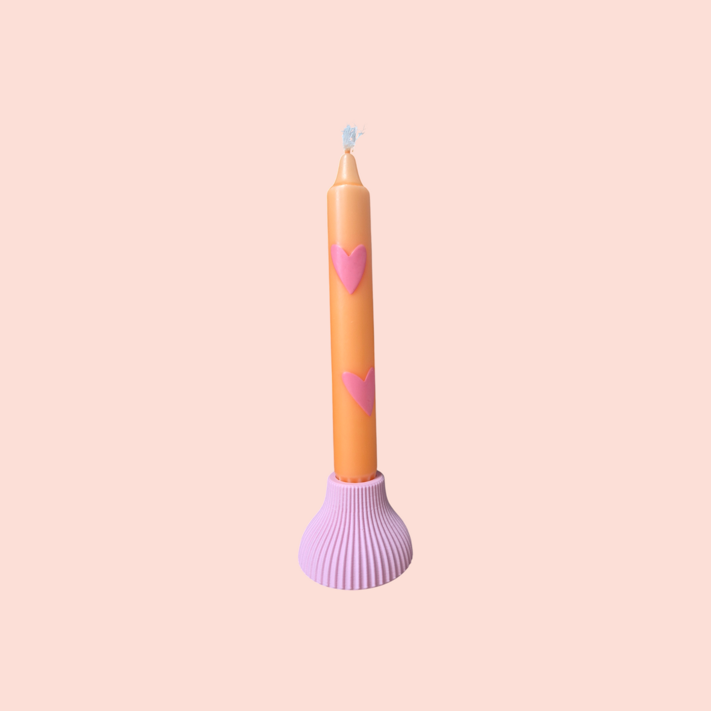 Kandelaar- Zacht roze