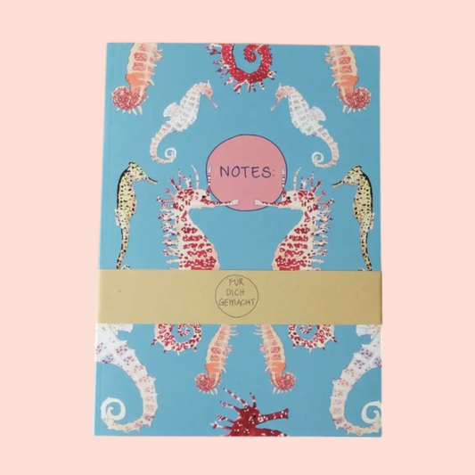 Notitieboekje zeepaardjes