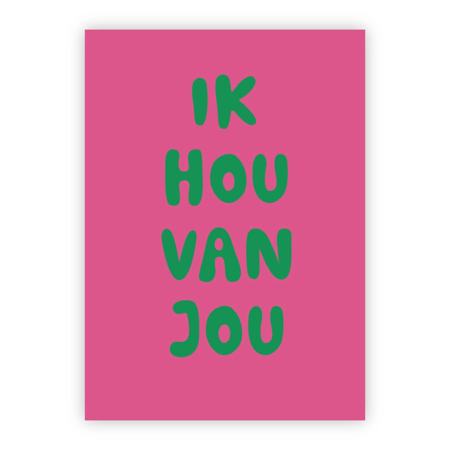 Hou van jou