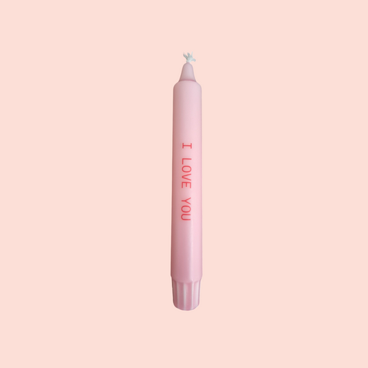 Dinerkaars- Love you roze