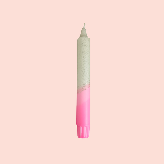 Dinerkaars- Glitter roze