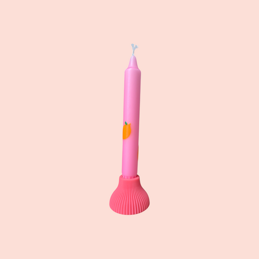 Kandelaar- Roze