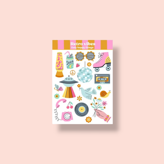 Stickervel - Retro vibes